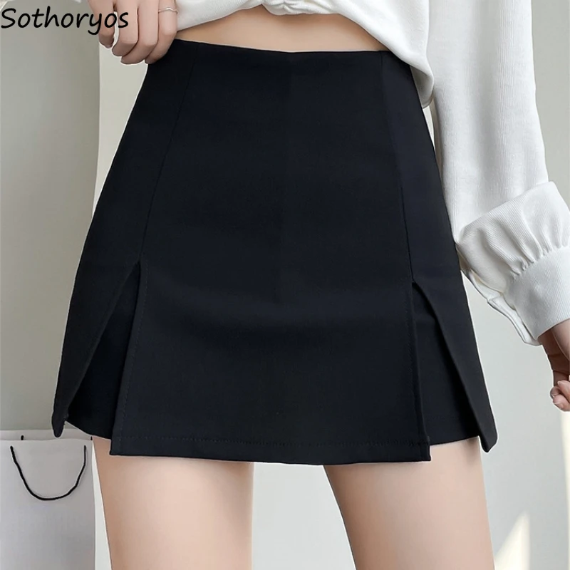 Side-slit Mini Skirts for Women Summer Elegant Sexy Girls Fashion High Waist Minimalist Ulzzang All-match Breathable A-line Chic
Side-slit Mini Skirts for Women Summer Elegant Sexy Girls Fashion High Waist Minimalist Ulzzang All-match Breathable A-line Chic