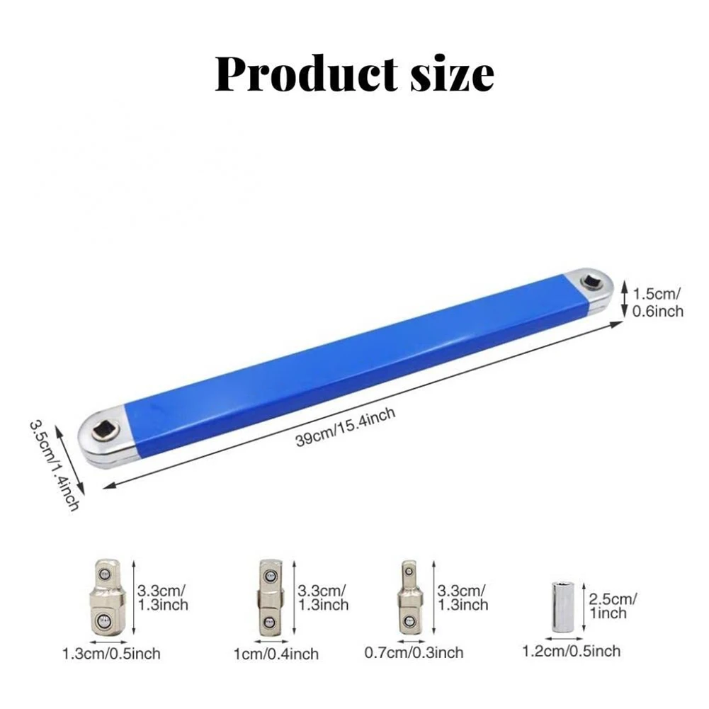 Universal 15in High Carbon Steel Offset Extension Wrench Multifunctional Extension Wrench Hand Tool Supplies Extension Spanner
Universal 15in High Carbon Steel Offset Extension Wrench Multifunctional Extension Wrench Hand Tool Supplies Extension Spanner