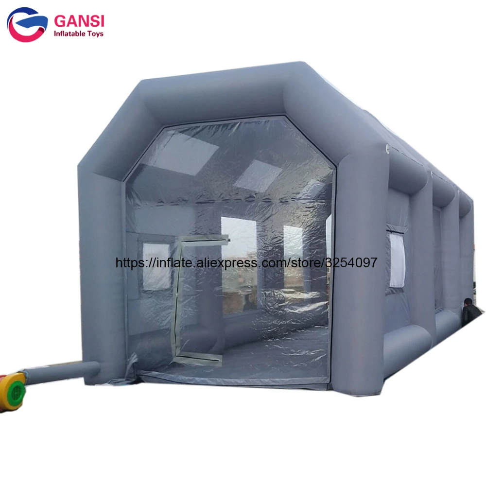 

Garage Outdoor Shelter Inflatable Paint Booth Carport Giant Car Tent Workstation Airbrush Spray Booth