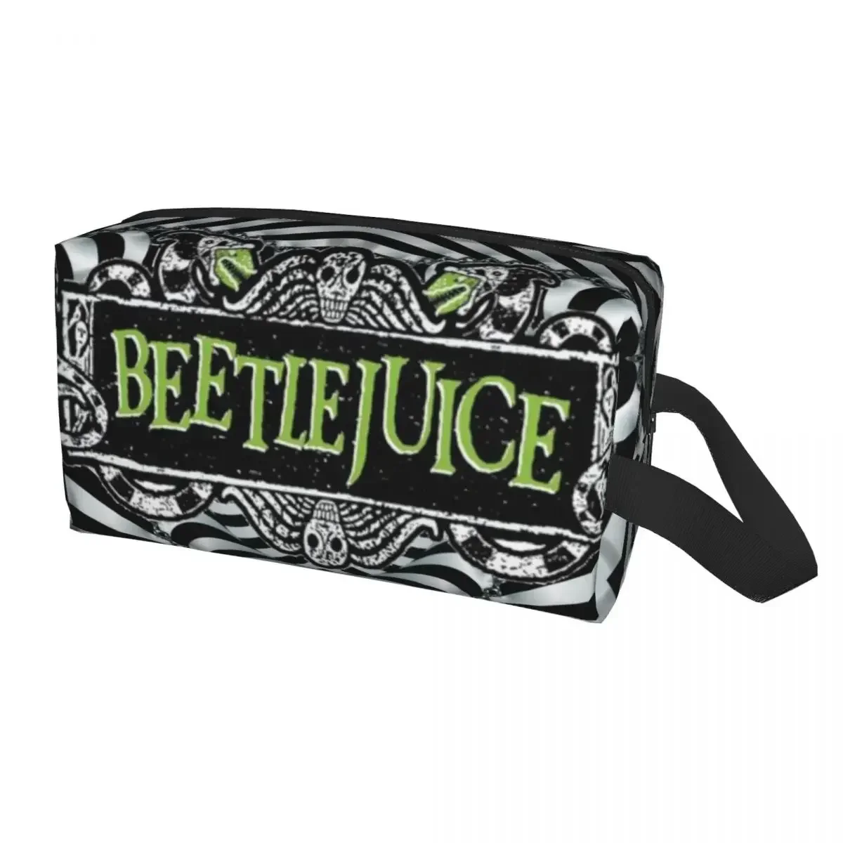 Женская сумка для макияжа в стиле ужасов от Beetlejuice, дорожный органайзер для косметики, модная сумка для Хэллоуина в виде страшной пленки
Женская сумка для макияжа в стиле ужасов от Beetlejuice, дорожный органайзер для косметики, модная сумка для Хэллоуина в виде страшной пленки