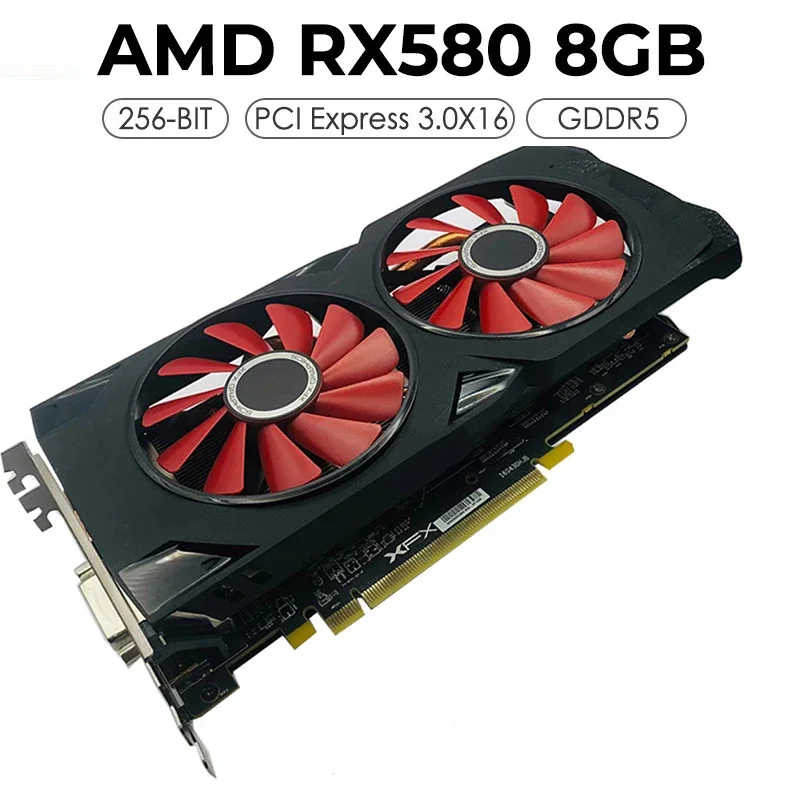 

Видеокарта AMD Radeon RX 580 8 Гб 2048SP GDDR5 256-bit PCI Express 3,0 × 16