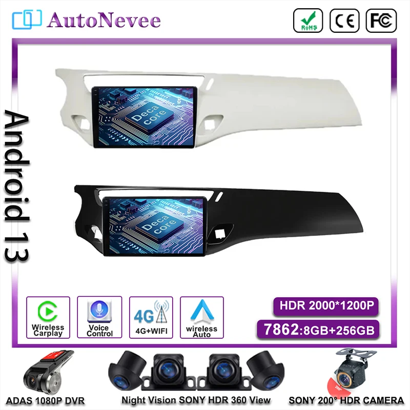 

Автомобильный мультимедийный видеоплеер с DVD-проигрывателем и умным экраном 7862 2din Android для Citroen C3 DS3 2010-2016 GPS Carplay Auto 4G RDS