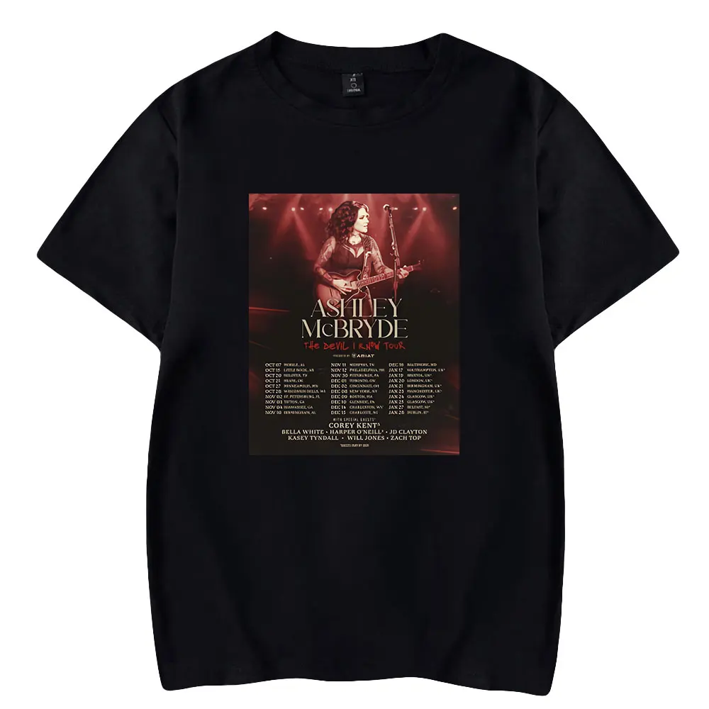 Ashley McBryde Casual Short Sleeve T-shirts Men Women Singer Clothes Unisex Printing Harajuku Stylish Streetwear O-neck
Ashley McBryde Casual Short Sleeve T-shirts Men Women Singer Clothes Unisex Printing Harajuku Stylish Streetwear O-neck