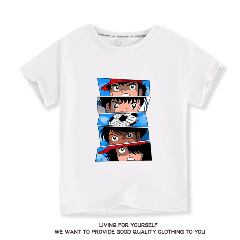 Anime Captain Tsubasa Le Petit Footballer Print Cartoon Kids T-shirt Girls Clothes Baby Boys Black T shirt Children Tops
Anime Captain Tsubasa Le Petit Footballer Print Cartoon Kids T-shirt Girls Clothes Baby Boys Black T shirt Children Tops