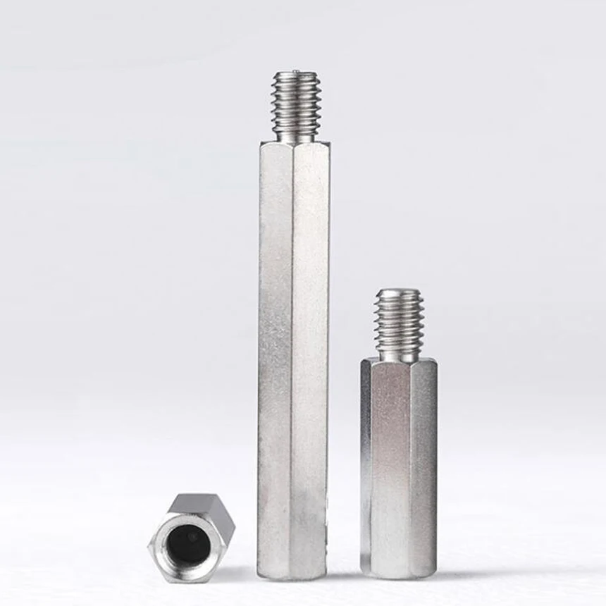 

M5 M6 304 Stainless Steel Male To Female Single End Stud Bolt Spacing Screw Column Hex Hexagon Pillar Standoff Spacer