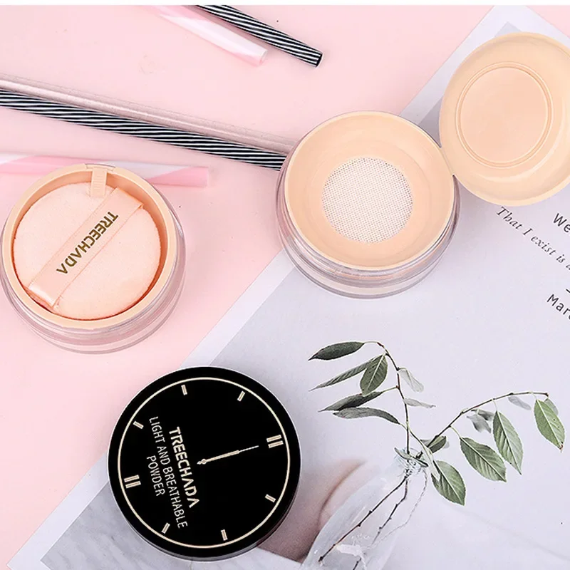 

TREECHADA Light Breathable Setting Loose Powder 24-Hour Makeup Long-Lasting Oil-Control Waterproof Cosmetic Thailand Rare Beauty