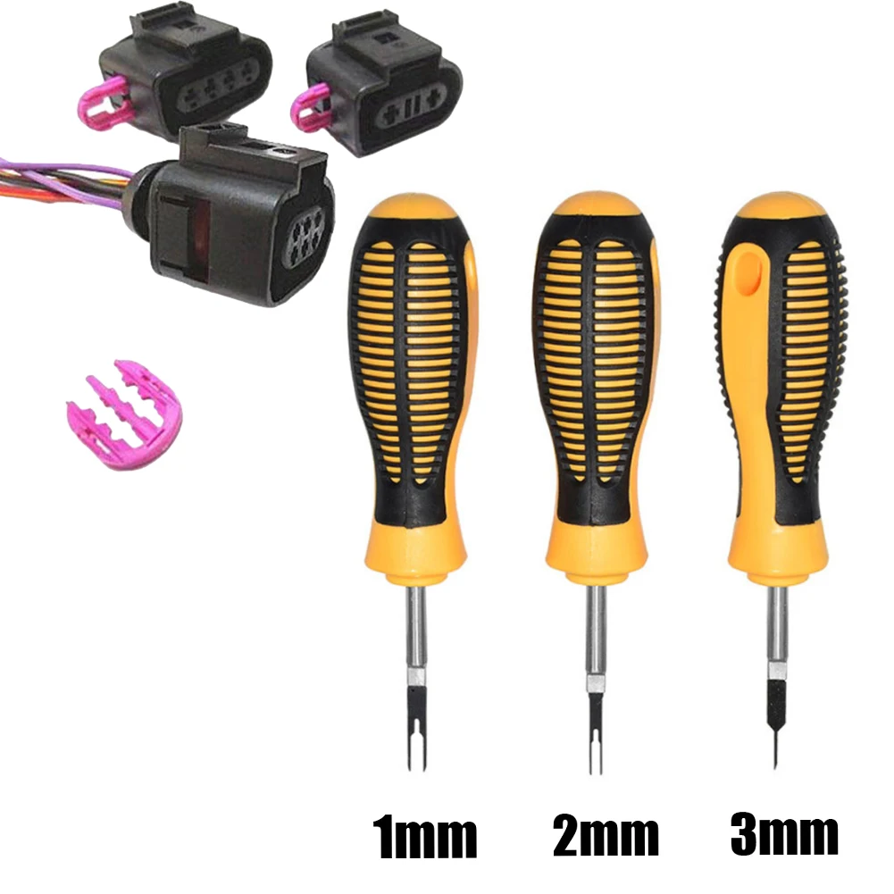 1x Car Terminal Removal Tool Electrical Wiring Key Pin Extractor Puller 1mm Yellow Stianless Steel Hand-held Disassembly Tools
1x Car Terminal Removal Tool Electrical Wiring Key Pin Extractor Puller 1mm Yellow Stianless Steel Hand-held Disassembly Tools