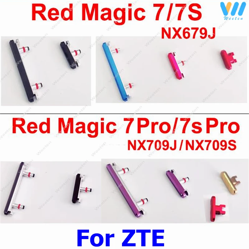 

Новинка для ZTE Nubia Red Magic 7 7S NX679J включение/выключение громкости с кнопкой игровые боковые клавиши запасные части 7Pro NX709J 7S Pro NX709S