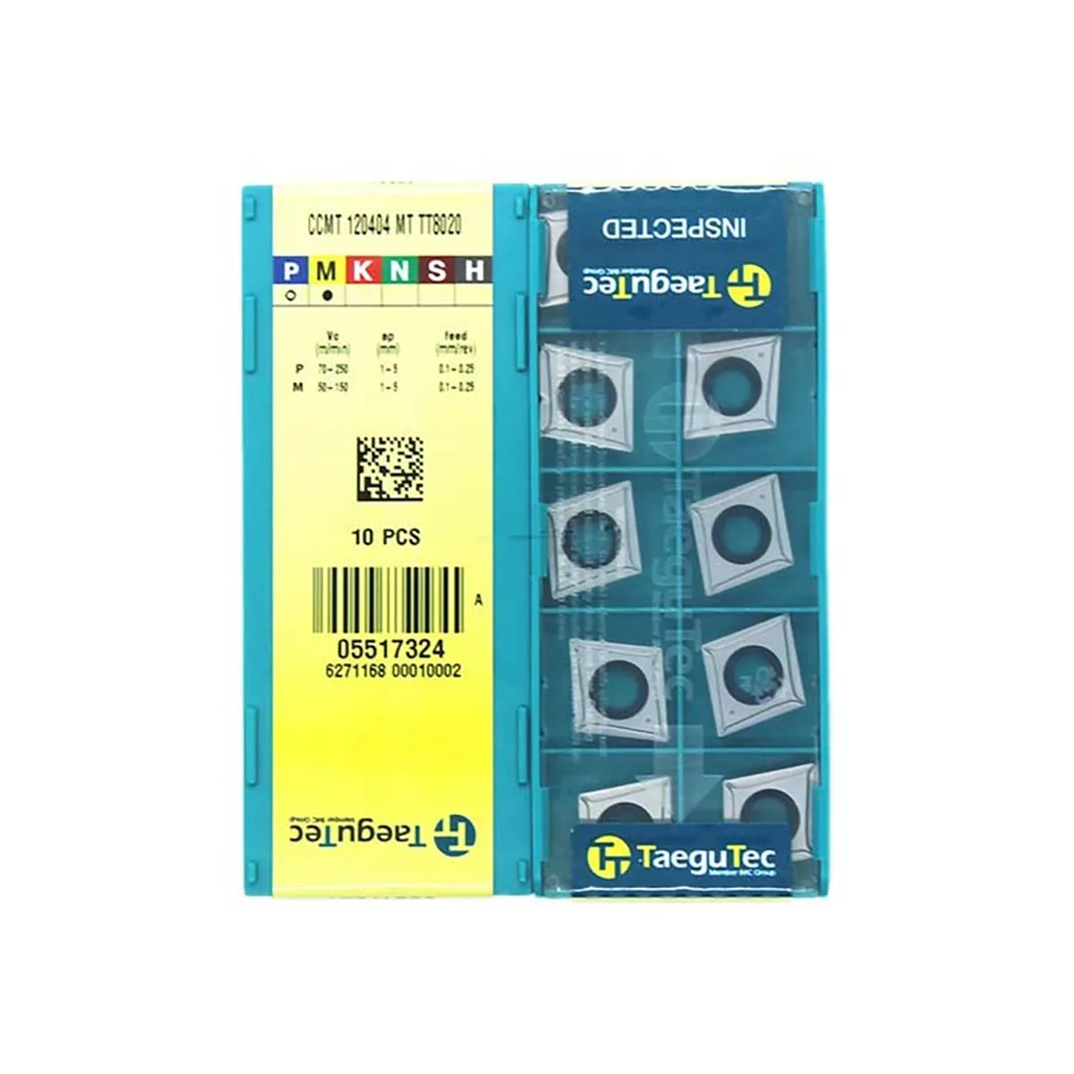 TaeguTec 100% Original CCMT CCMT12 CCMT120404 PC TT9080 CCMT120404 MT TT5100 Medium Carbide Turning Inserts
TaeguTec 100% Original CCMT CCMT12 CCMT120404 PC TT9080 CCMT120404 MT TT5100 Medium Carbide Turning Inserts