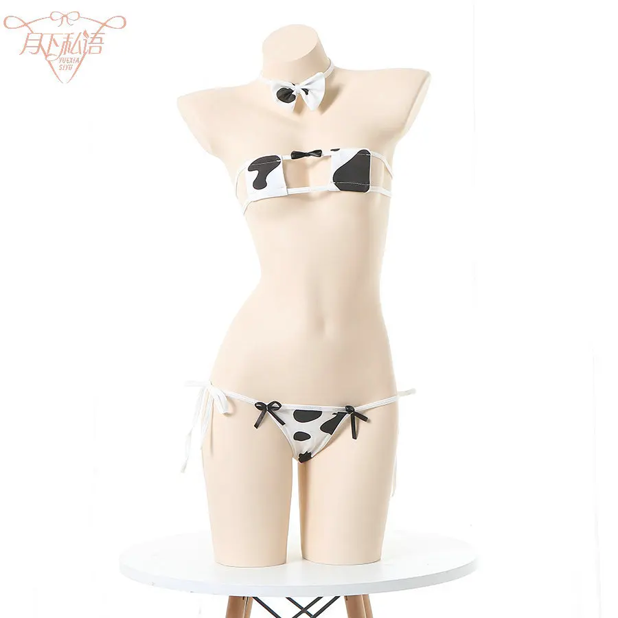 Cow Sexy Underwear Sets Three point style School Cosplay Costume Girls Women Uniform Temptation Cute Comfortable
Cow Sexy Underwear Sets Three point style School Cosplay Costume Girls Women Uniform Temptation Cute Comfortable