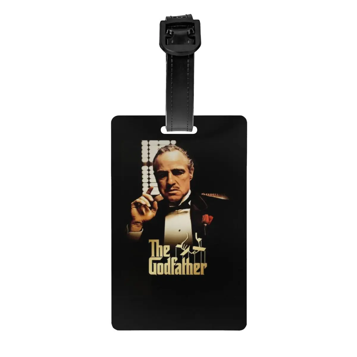 

Custom The Godfather Gangster Film Luggage Tag Privacy Protection Movie Baggage Tags Travel Bag Labels Suitcase