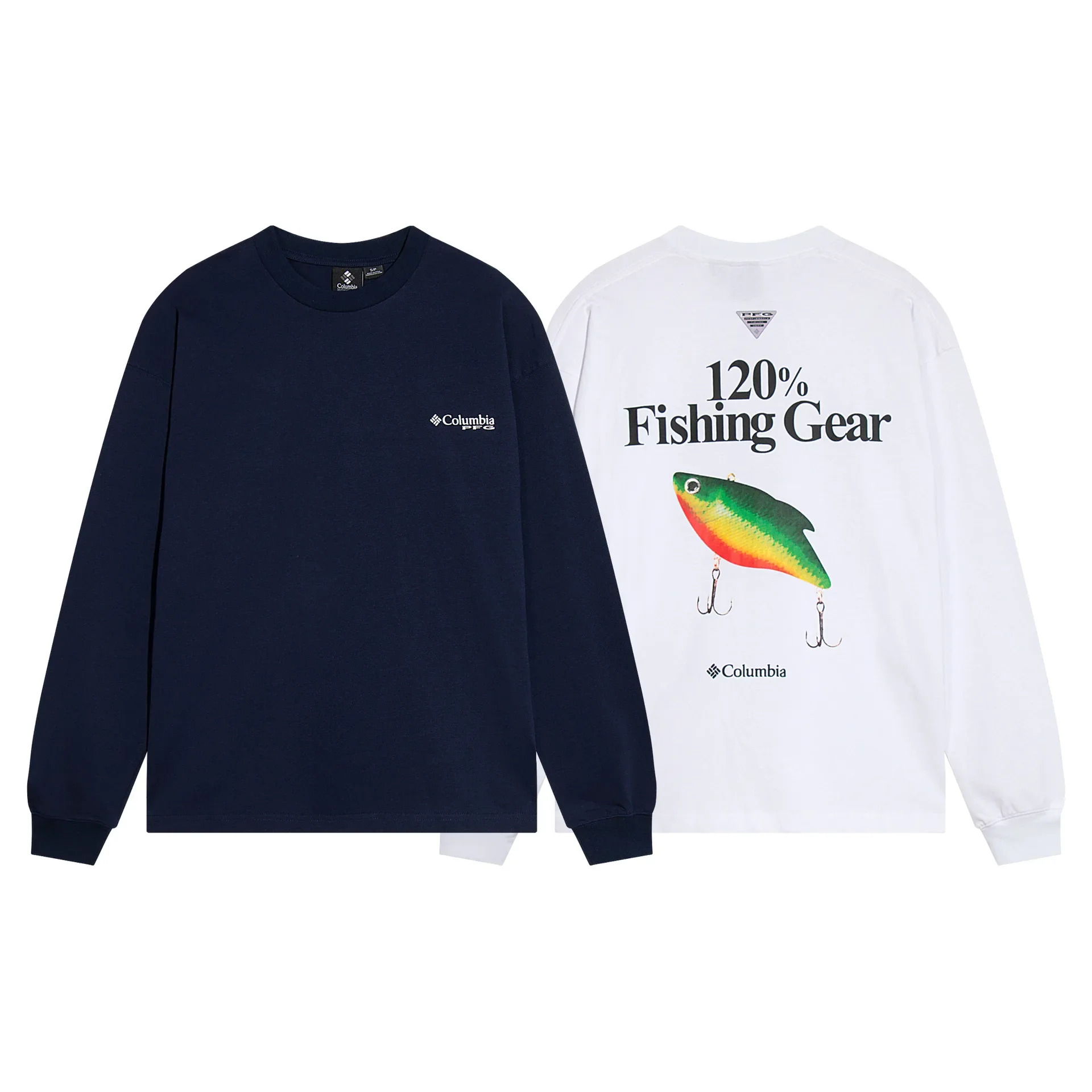 Beams co-branded Columbia outdoor bait long HD print men's and women's long-sleeved T-shirts Lua fishing cotton heavyweight unde
Beams co-branded Columbia outdoor bait long HD print men's and women's long-sleeved T-shirts Lua fishing cotton heavyweight unde