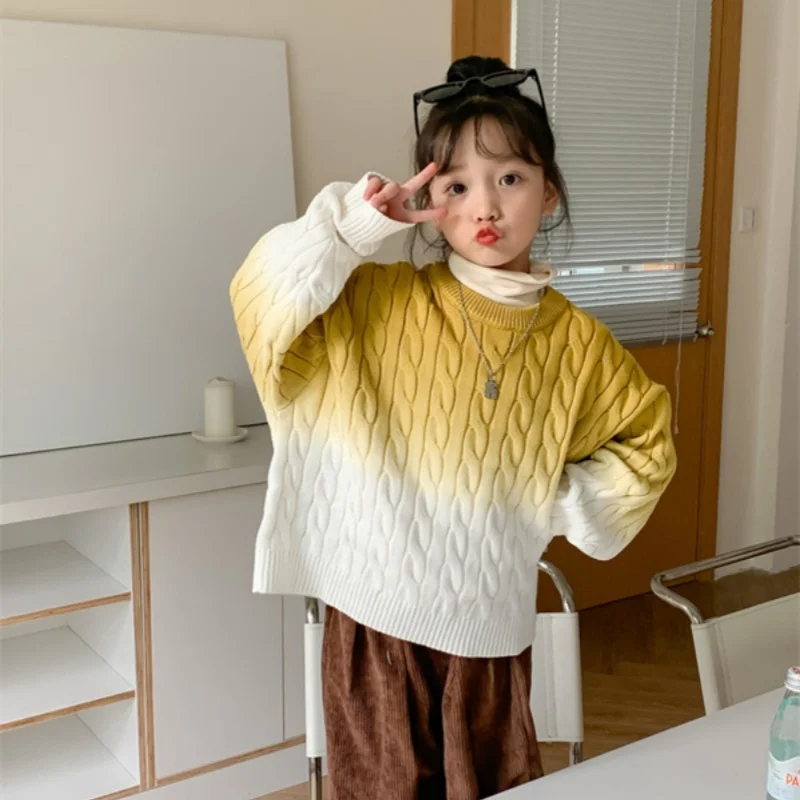 Girls Sweater Wool Coat Kids Tops Knitting 2024 Yellow Thicken Warm Winter Autumn School Pullover Christmas Gift Children's Clot
Girls Sweater Wool Coat Kids Tops Knitting 2024 Yellow Thicken Warm Winter Autumn School Pullover Christmas Gift Children's Clot