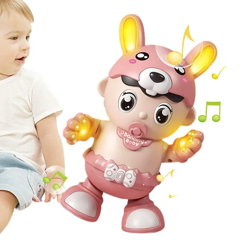 

Поющая музыкальная игрушка, Электрический робот, детская танцевальная игрушка, интерактивные Обучающие игрушки с лампочками, танцевальная музыка, подарок для мальчиков и девочек