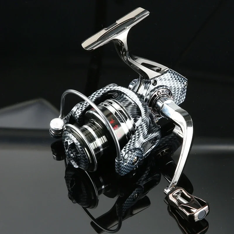 Fishing Reel Snake Pattern All Metal Seamless Spinning Wheel High-speed Rotation 5.2:1 Gear Ratio 12+1 Ball Bearing Fishing Reel
Fishing Reel Snake Pattern All Metal Seamless Spinning Wheel High-speed Rotation 5.2:1 Gear Ratio 12+1 Ball Bearing Fishing Reel