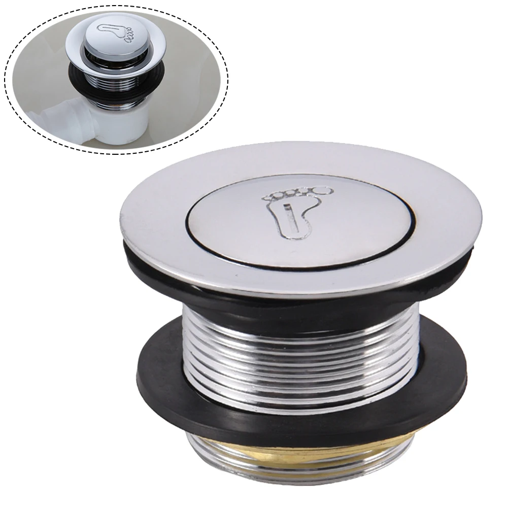 Durable High Quality Accessories Pop Up Drain Waste Drain Water-tight Seal Plug Silver 1 Pc Alloy+Brass+Plastic
Durable High Quality Accessories Pop Up Drain Waste Drain Water-tight Seal Plug Silver 1 Pc Alloy+Brass+Plastic