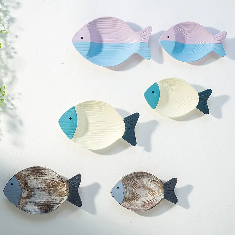 Wooden Wall Decoration Crafts Romantic Mediterranean Ocean Restaurant Hotel Home Decor Sofa TV Background 3D Fish Shape Hanging
Wooden Wall Decoration Crafts Romantic Mediterranean Ocean Restaurant Hotel Home Decor Sofa TV Background 3D Fish Shape Hanging