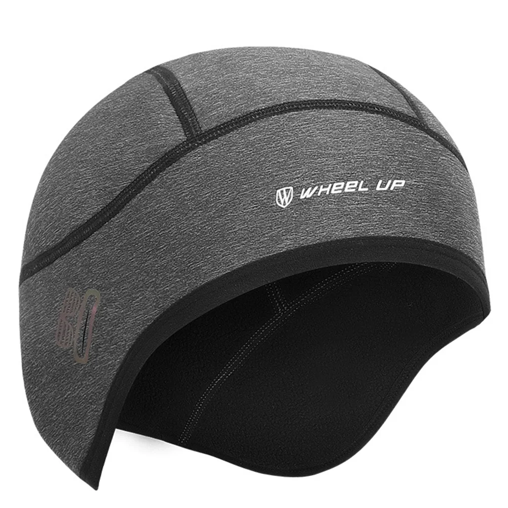 

Cap Liner Winter Under with Ear Cover Thermal Running Beanie Cycling Cap Sports for Outdoor Skiing