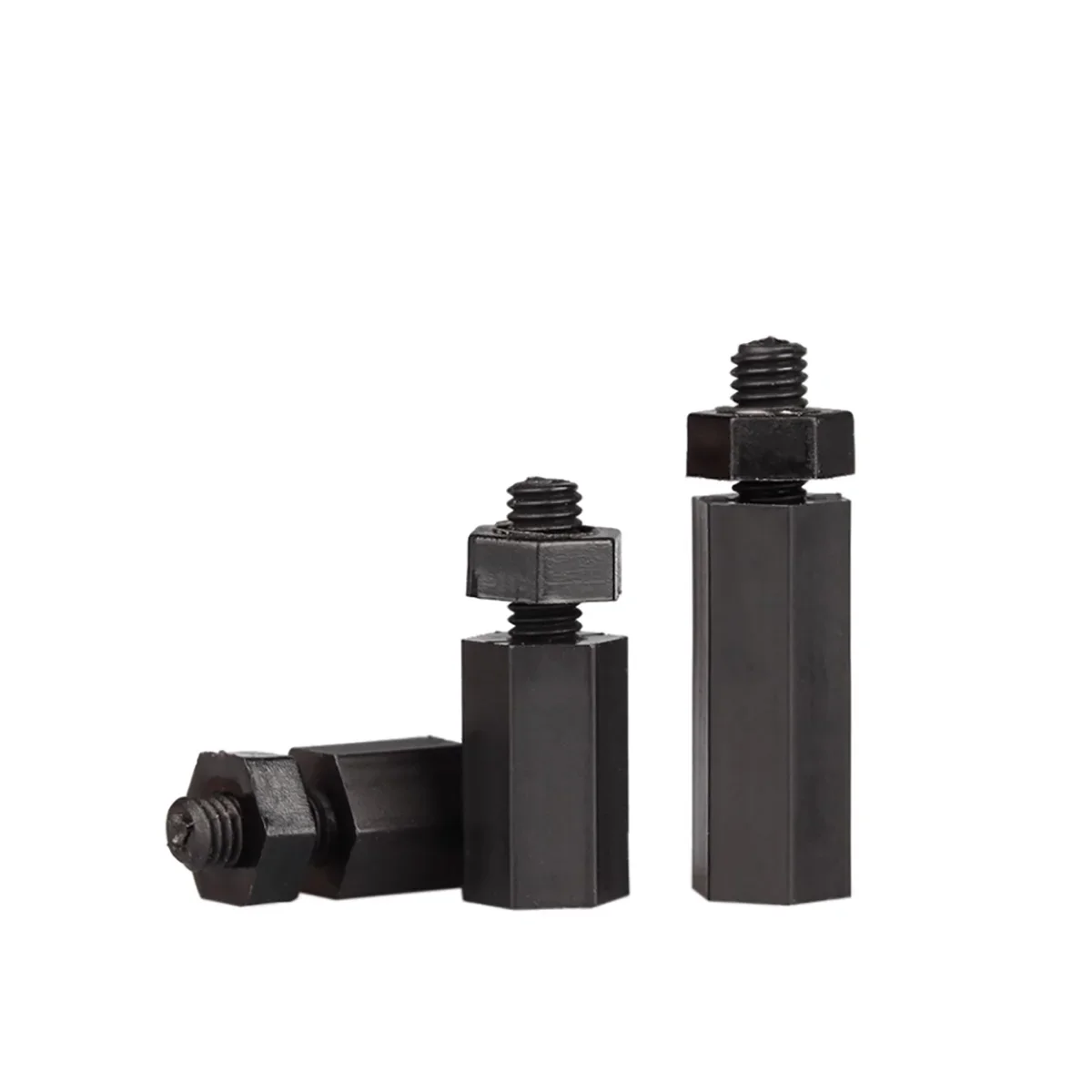 Black Nylon Single Headed Hexagonal Plastic Isolation Column Single Headed Through-Hole Insulated Screw Column With Nut
Black Nylon Single Headed Hexagonal Plastic Isolation Column Single Headed Through-Hole Insulated Screw Column With Nut
