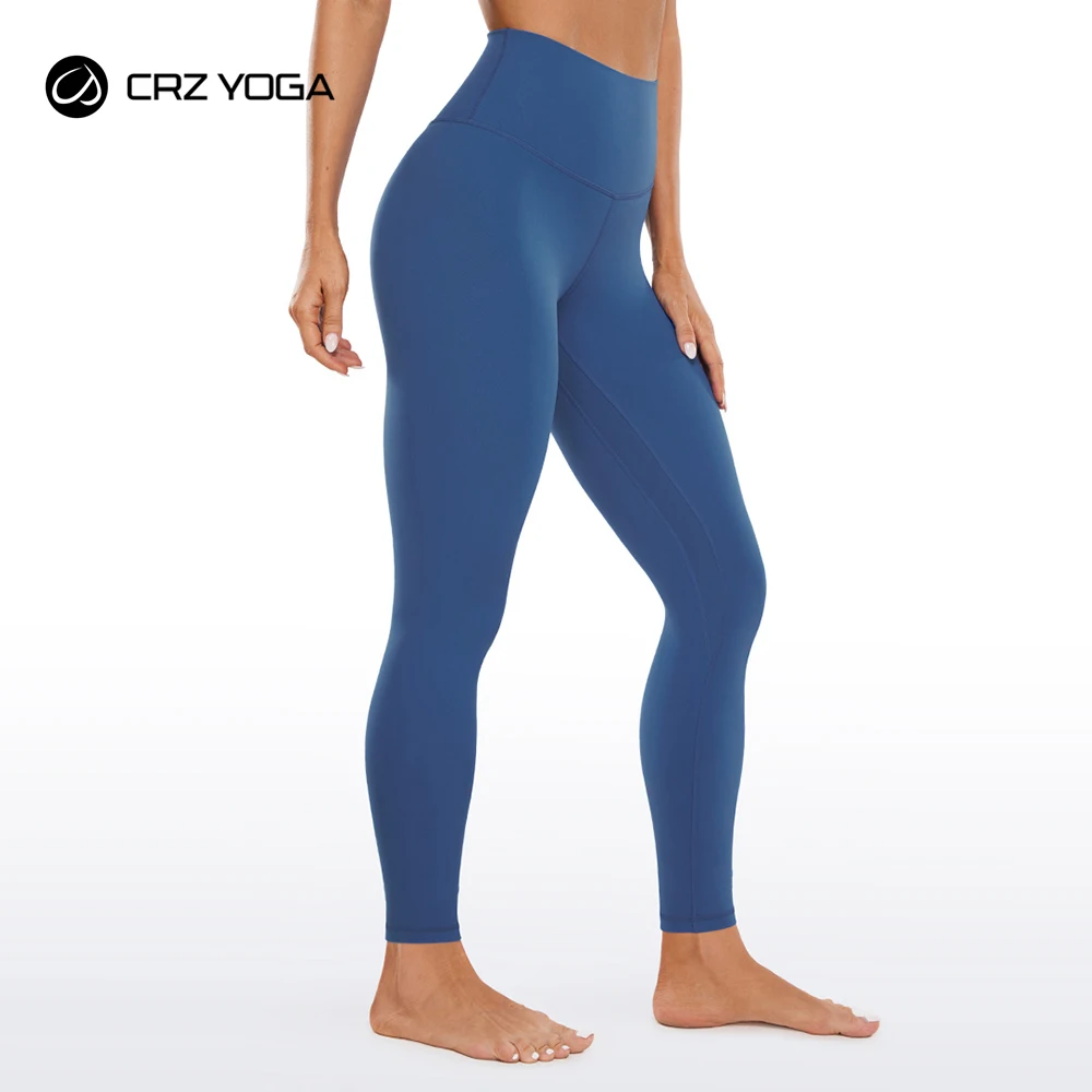 

CRZ YOGA Womens Butterluxe High Waisted Yoga Leggings 28 Inches - Buttery Soft Comfy Athletic Gym Workout Pants