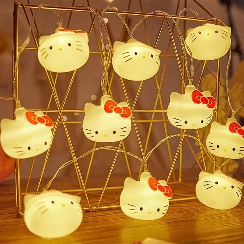 

Small Colored Light Little Cat Light String Flashing Light Bedroom Atmosphere Decoration Lighting Lamp Cute Cat Light String