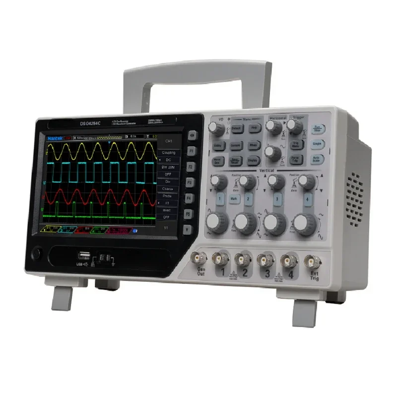 Dso4084c/4104c/4204c/4254c Four-Channel Desktop Digital Oscilloscope with Signal Source
Dso4084c/4104c/4204c/4254c Four-Channel Desktop Digital Oscilloscope with Signal Source