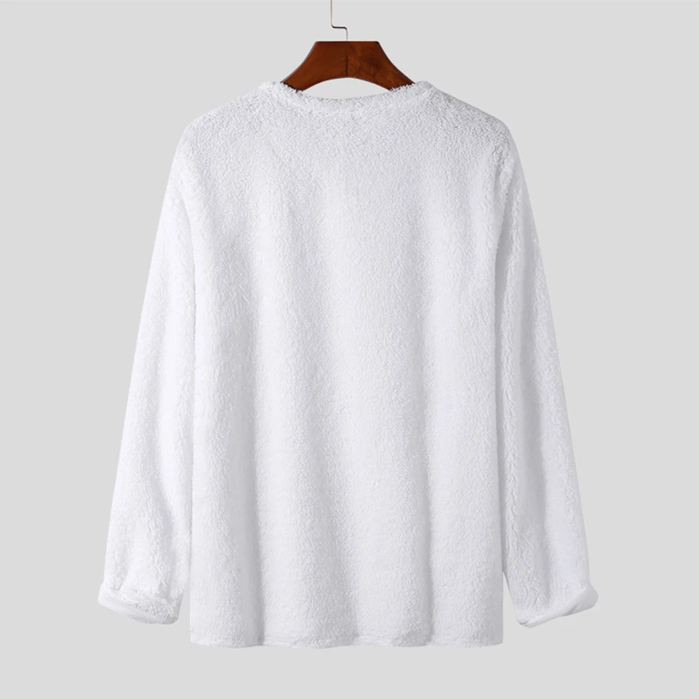 Mens Long Sleeve Plush Tshirt Blouse Round Neck Plush Solid Tshirt Blouse Long Sleeve Muscle Fitness Tops White/Black
Mens Long Sleeve Plush Tshirt Blouse Round Neck Plush Solid Tshirt Blouse Long Sleeve Muscle Fitness Tops White/Black