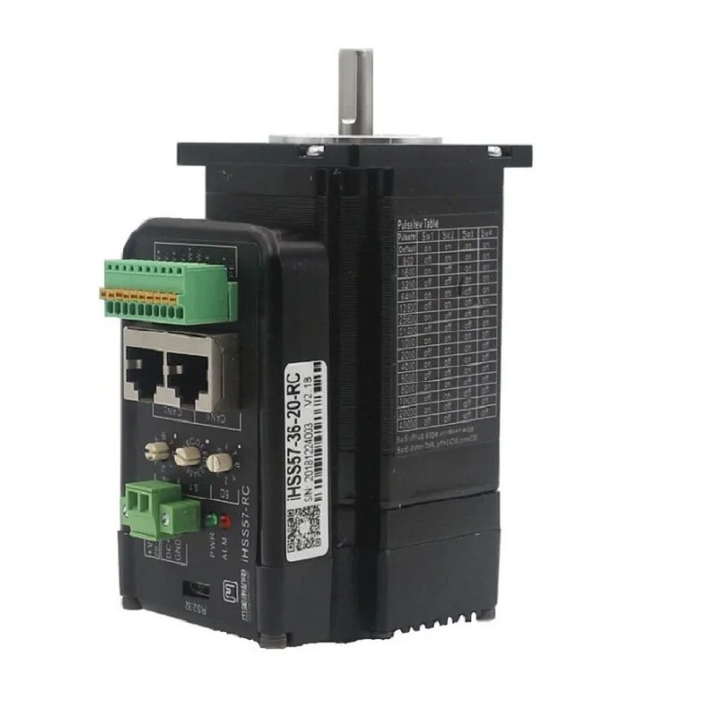 IHSS57-36-20-RC 2 нм Nema23 Rs485/CANopen, с замкнутым циклом, шаговый двигатель с драйвером с кодировщиком 1000 линий
IHSS57-36-20-RC 2 нм Nema23 Rs485/CANopen, с замкнутым циклом, шаговый двигатель с драйвером с кодировщиком 1000 линий