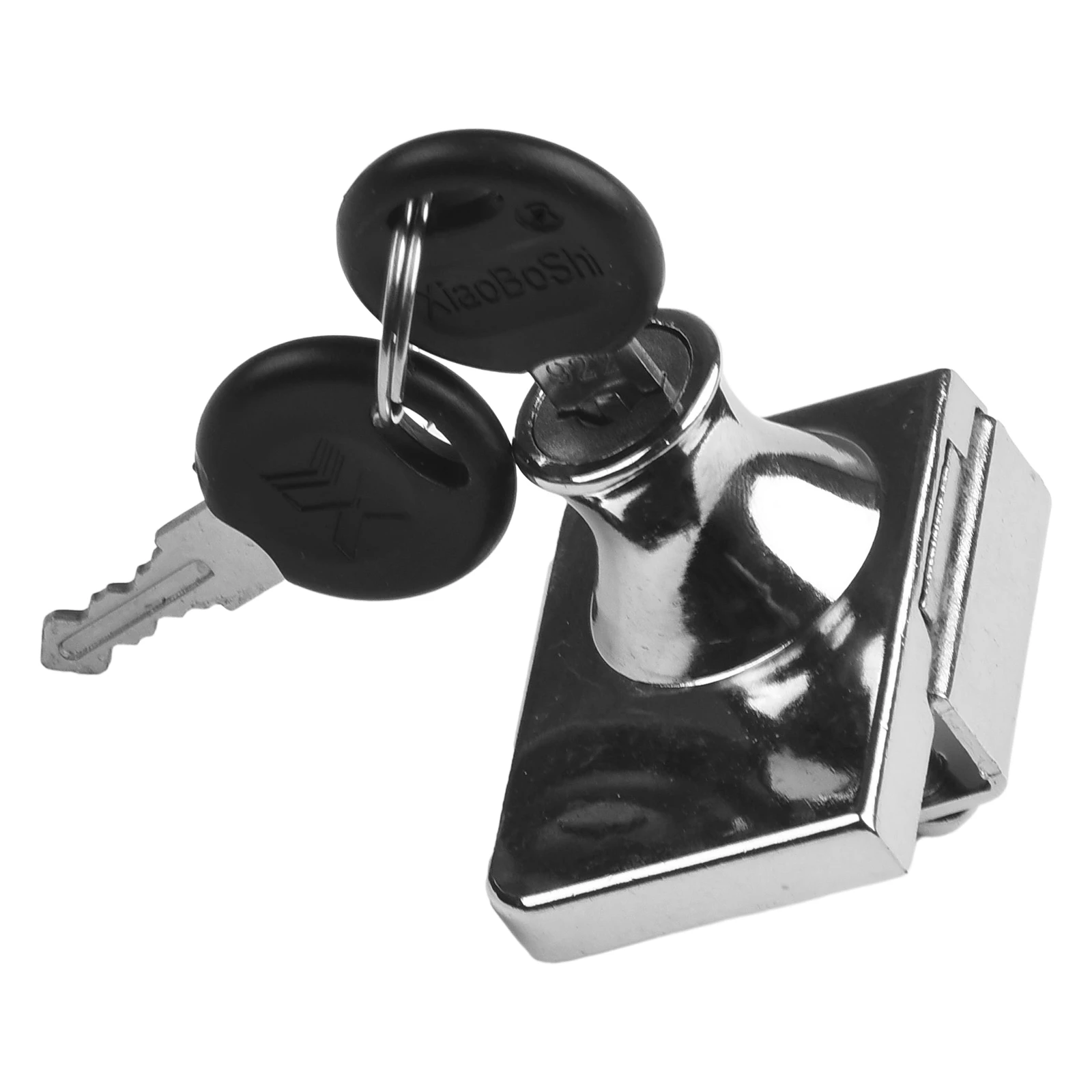 Showcase Lock for Dual Rotating Glass Doors, Premium Zinc Alloy, Easy to Install, Fits 5 8mm Thick Glass, Ensures Security
Showcase Lock for Dual Rotating Glass Doors, Premium Zinc Alloy, Easy to Install, Fits 5 8mm Thick Glass, Ensures Security