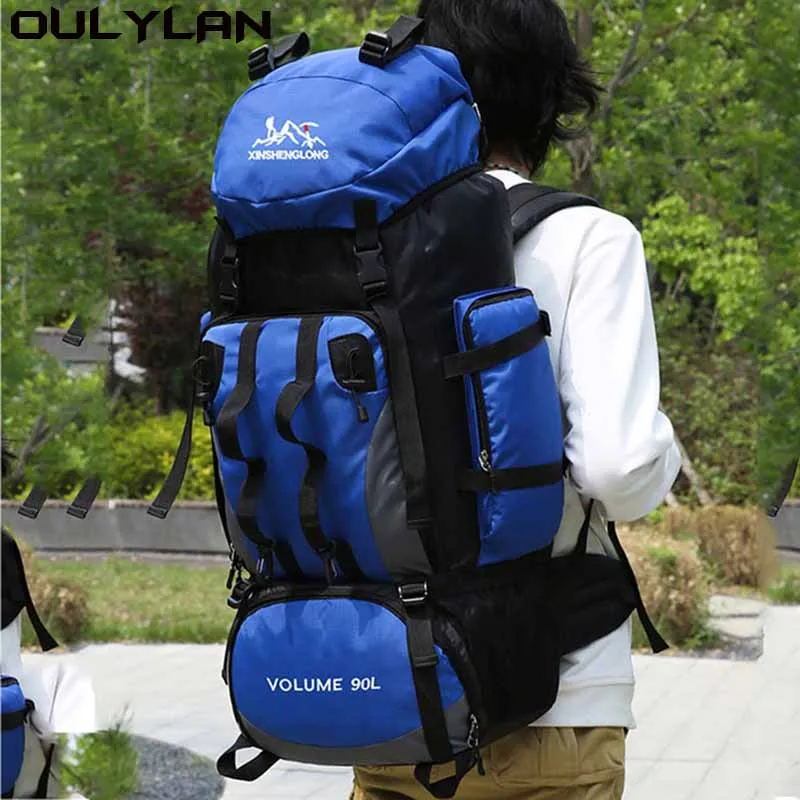Oulylan Outdoor Hiking Mountaineering Male 90L Large Capacity Lightweight Backpack Female Travel Bag Camping Rucksack Bag
Oulylan Outdoor Hiking Mountaineering Male 90L Large Capacity Lightweight Backpack Female Travel Bag Camping Rucksack Bag