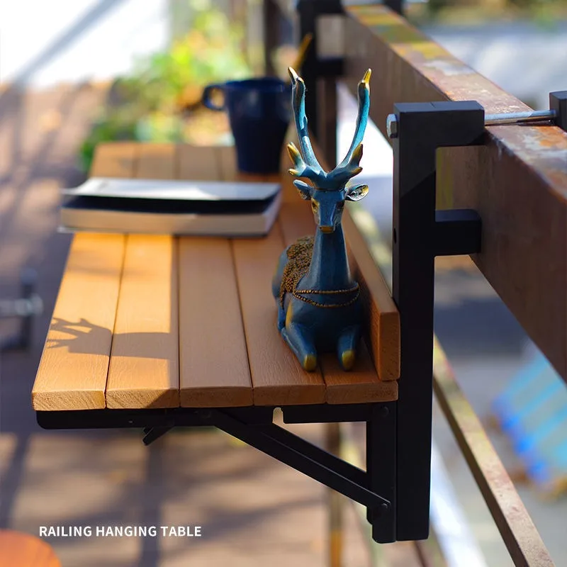 outdoor wooden bar coffee table balcony foldable hanging table table small household railing furniture study table
outdoor wooden bar coffee table balcony foldable hanging table table small household railing furniture study table