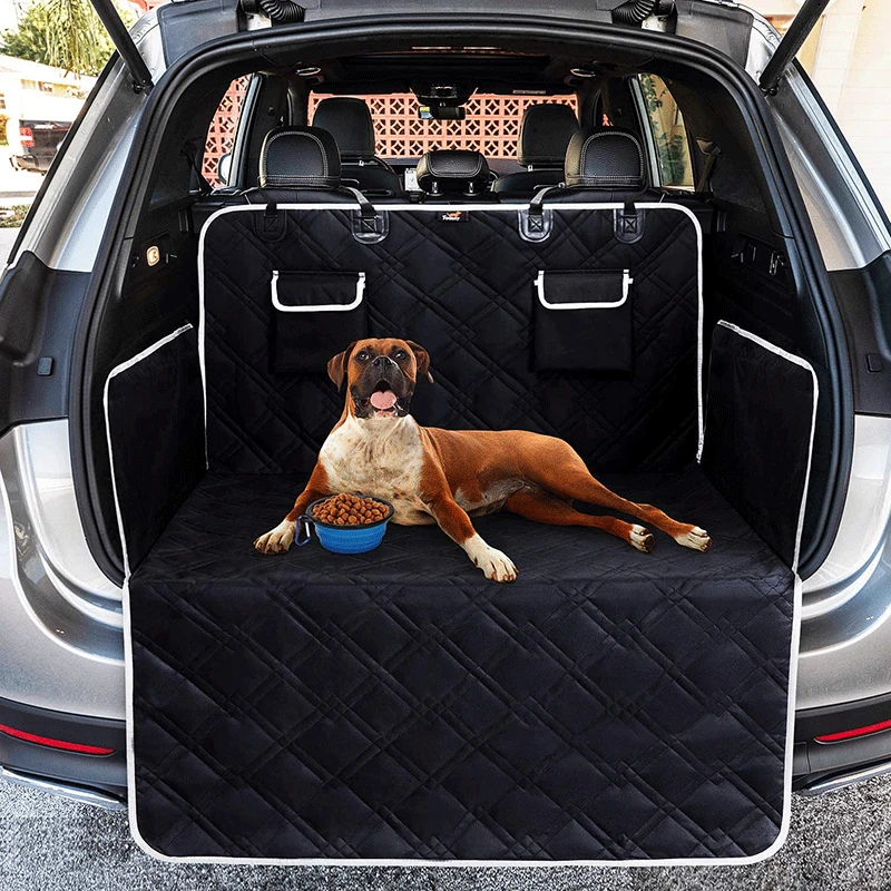 Waterproof Dog Trunk Seat Cover for Back Cargo Area Car Floor Mat with Side Bumper Protector Pet Cargo Cover for SUV/Van/Truck
Waterproof Dog Trunk Seat Cover for Back Cargo Area Car Floor Mat with Side Bumper Protector Pet Cargo Cover for SUV/Van/Truck