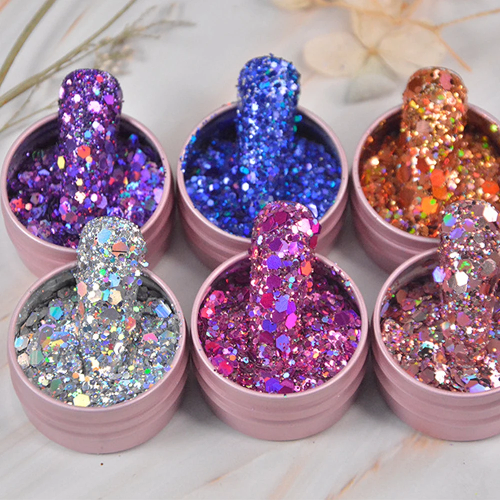 1Jar Laser Glitter Nail Art Sequins Silver Gold Pink Iridescent Sparkly Hexagon Chunky Flakes Nail Art Glitter Sequins Powder
1Jar Laser Glitter Nail Art Sequins Silver Gold Pink Iridescent Sparkly Hexagon Chunky Flakes Nail Art Glitter Sequins Powder