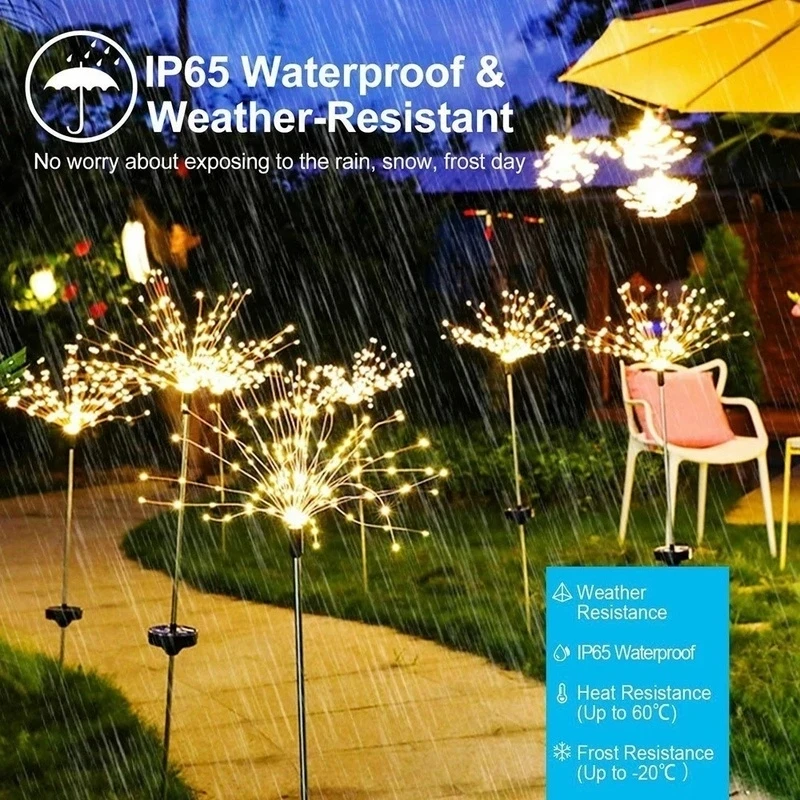 LED Solar Power Lights Firework Garden Decoration Fairy Lights Waterproof Outdoor Dandelion Lawn Lamp For Patio Path. 
LED Solar Power Lights Firework Garden Decoration Fairy Lights Waterproof Outdoor Dandelion Lawn Lamp For Patio Path.