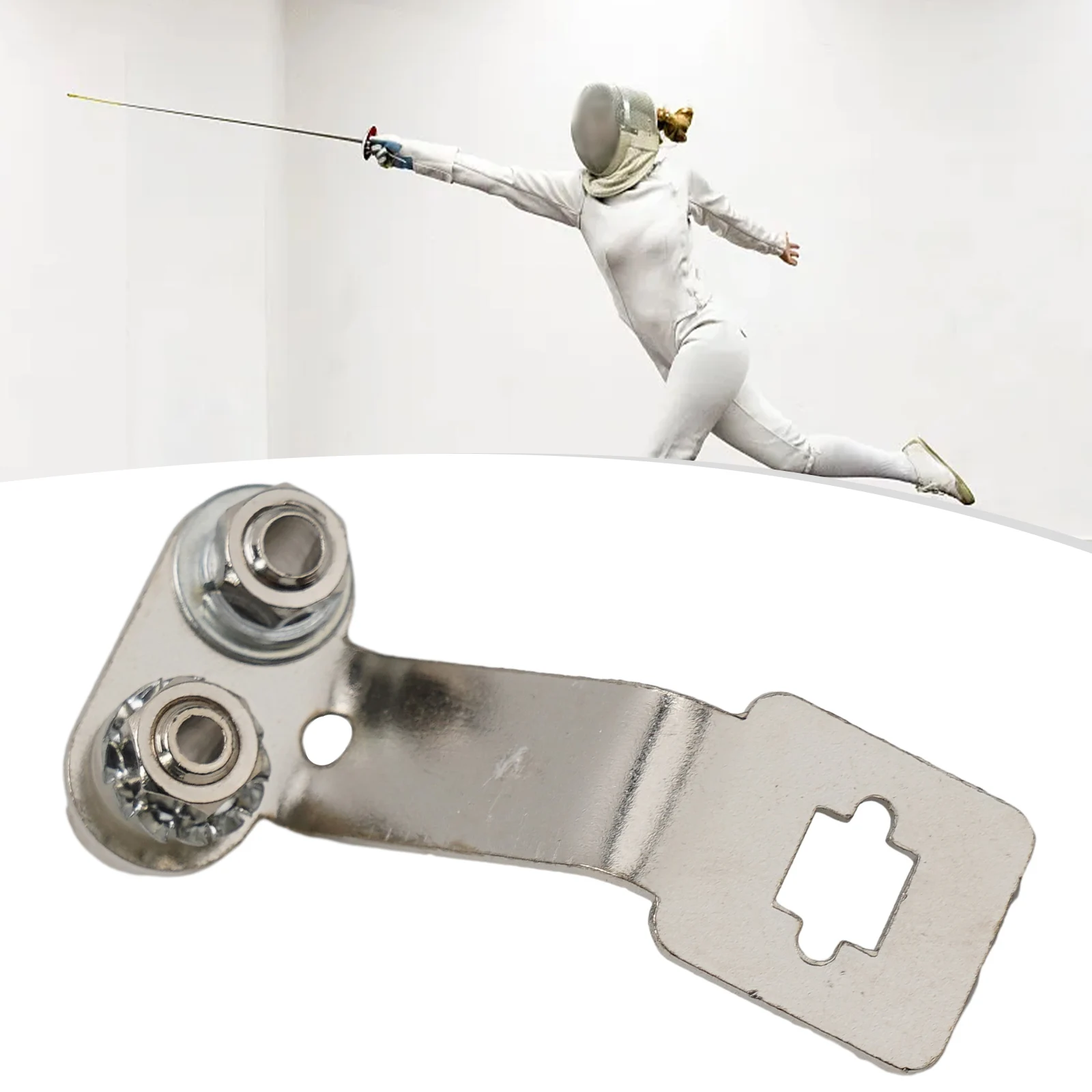 1pc Flower Sword Bracket Foil Sockets Stainless Steel 8x5x2cm Conductive Wire Repair Tool Conductive Support For Foil Hand Wire
1pc Flower Sword Bracket Foil Sockets Stainless Steel 8x5x2cm Conductive Wire Repair Tool Conductive Support For Foil Hand Wire
