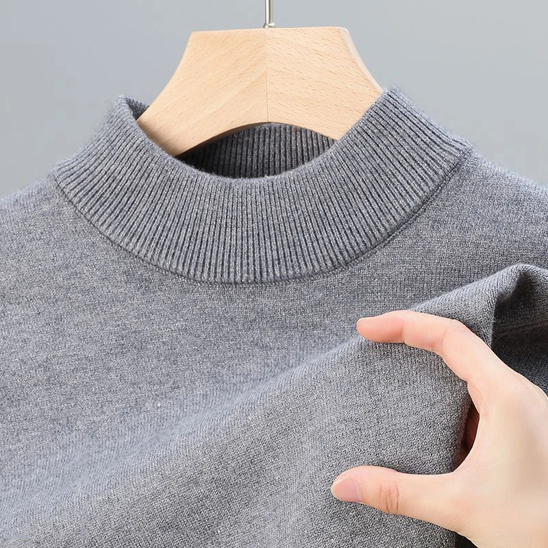 Autumn Winter Men's Warm Wool Sweater Slim Fit O Neck Knitwear Clothing Fashion Casual Comfortable Pullover Thick Sweater Male
Autumn Winter Men's Warm Wool Sweater Slim Fit O Neck Knitwear Clothing Fashion Casual Comfortable Pullover Thick Sweater Male