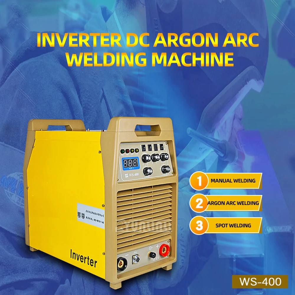 

Electric Argon Arc Welding Machine Inverter DC Industrial Metal Welding Machine Spot Welding WS-400 380V 3phase
