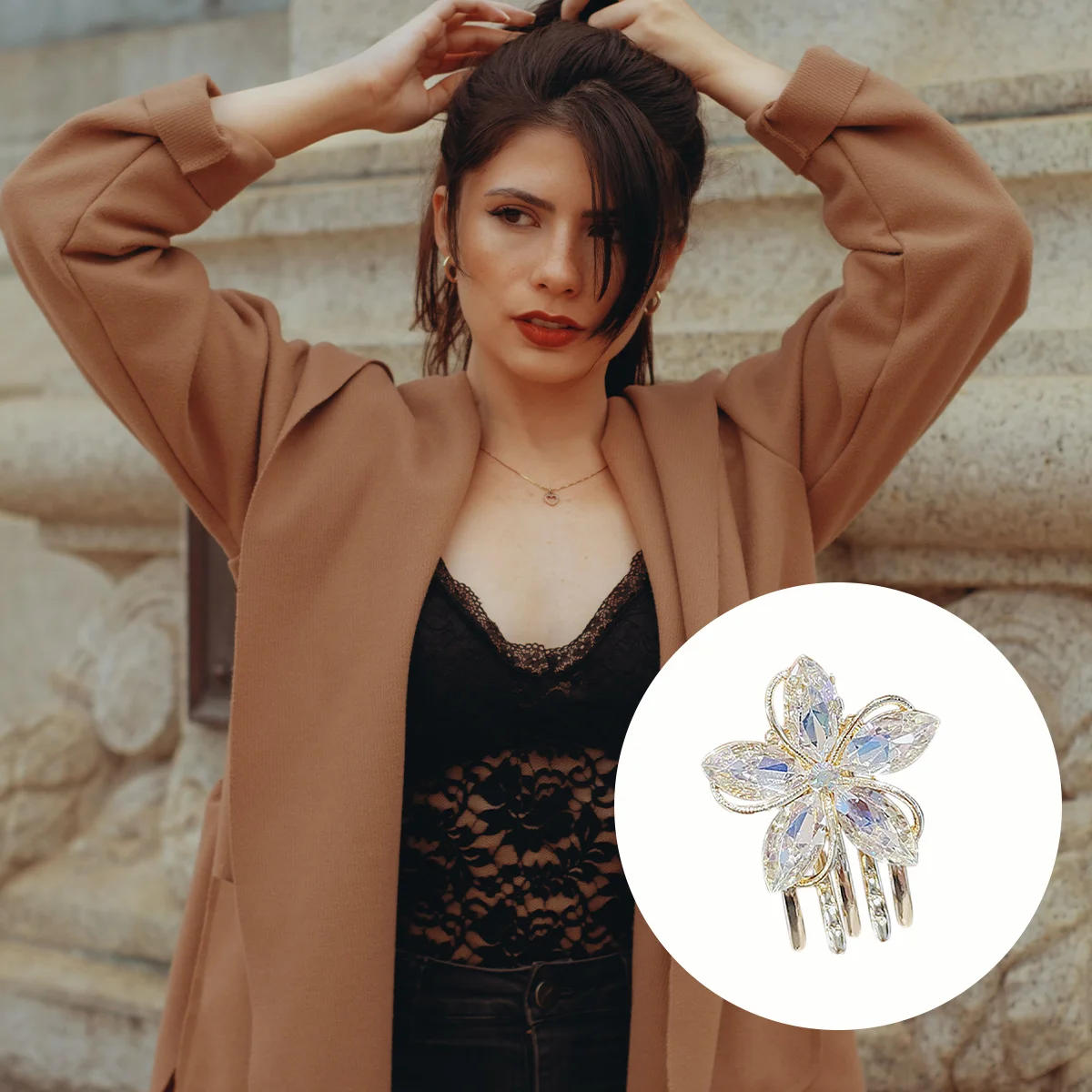 3 Pcs Flower Hair Clip Claw Clamp Rhinestone Bobby Pins Clips Girl Accessory Rhinestones Clasp Ornament Small Clamps
3 Pcs Flower Hair Clip Claw Clamp Rhinestone Bobby Pins Clips Girl Accessory Rhinestones Clasp Ornament Small Clamps