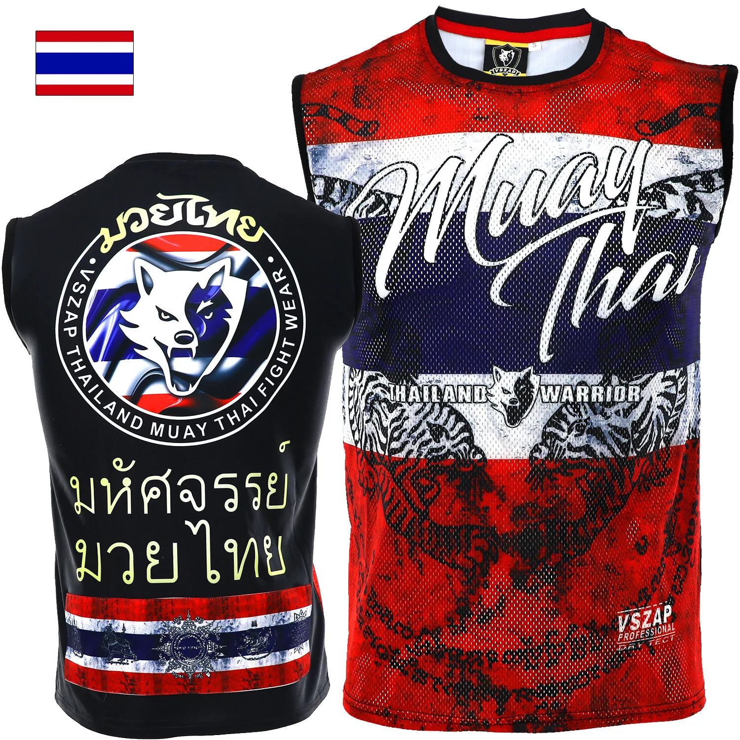 

VAZAP Fight Muay Thai Tee Shirts Rashguard Jiujitsu Breathable Mesh MMA T Shirt Men Gym Fitness Kickboxing Boxing Training Vest