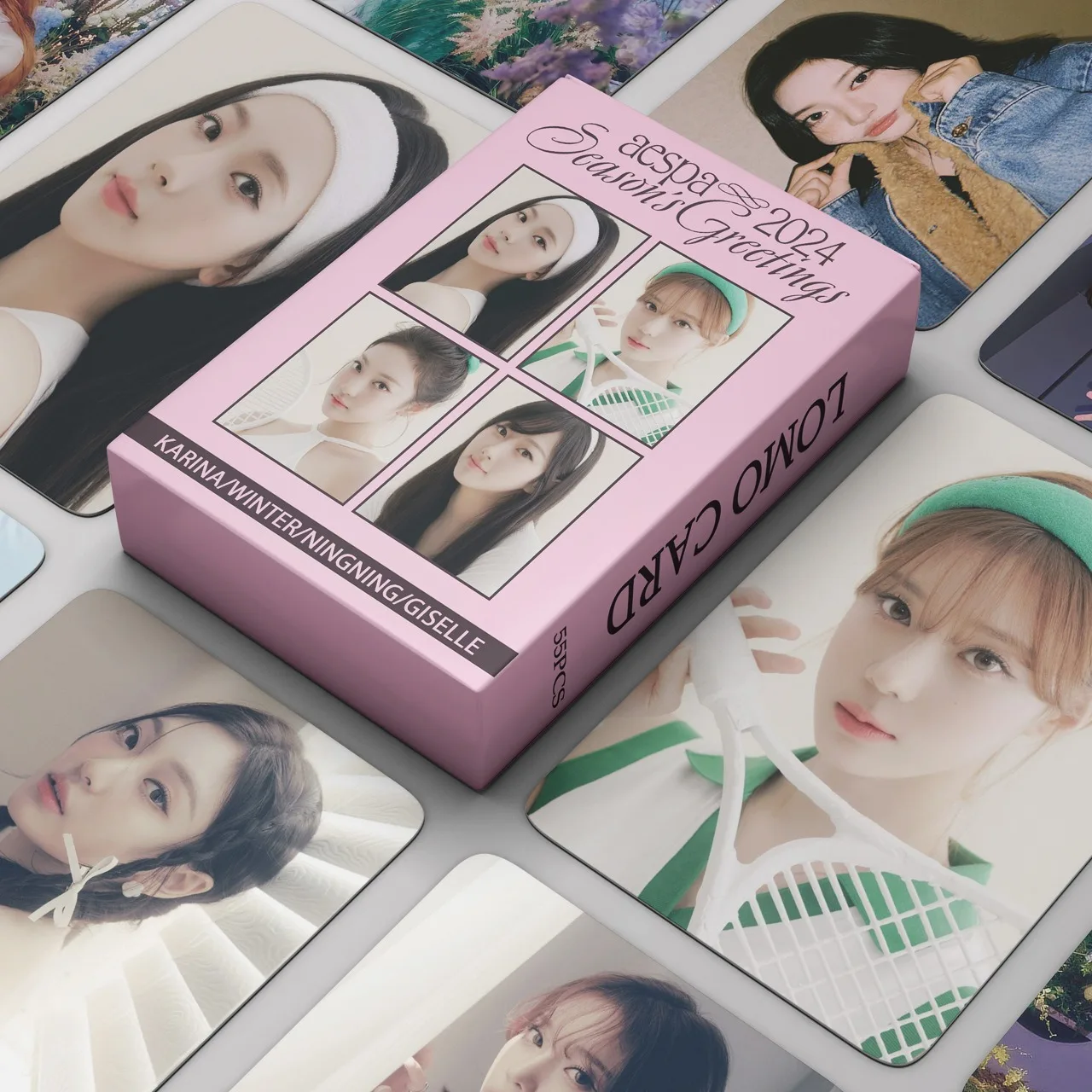 55 шт./набор Kpop Горячая идол Новинка 2024 Сезон Приветствия Высокое качество Ломо карточка декоративная Коллекция открытка зимняя нингкарина
55 шт./набор Kpop Горячая идол Новинка 2024 Сезон Приветствия Высокое качество Ломо карточка декоративная Коллекция открытка зимняя нингкарина