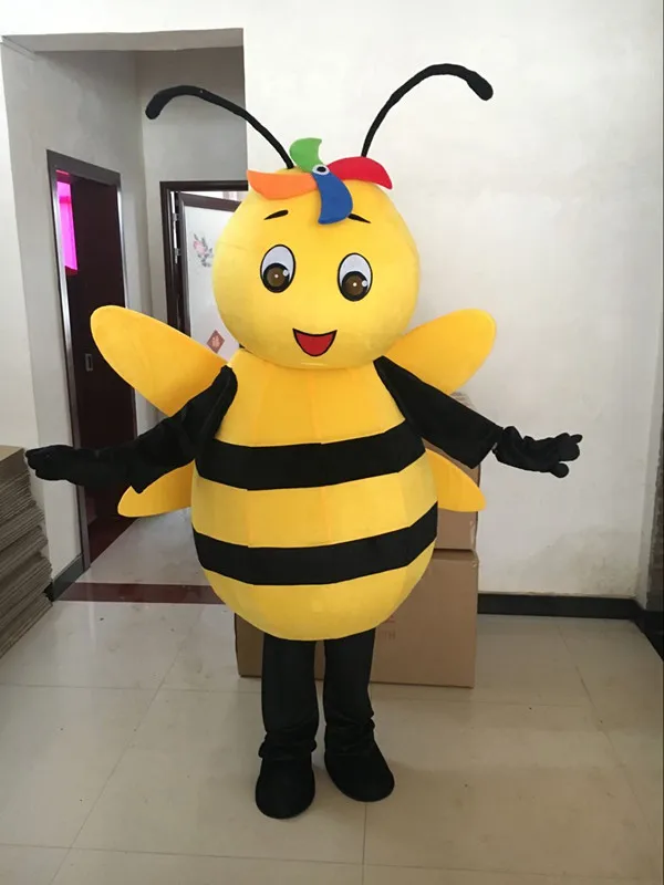 Bee Hornet Mascot Costume Yellow Bee Mascot Adult Character Costume Cosplay Apparel Wasp Bee Mascot Costume for Halloween Party
Bee Hornet Mascot Costume Yellow Bee Mascot Adult Character Costume Cosplay Apparel Wasp Bee Mascot Costume for Halloween Party