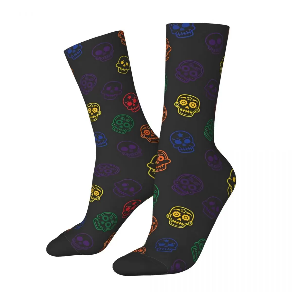 Colorful Halloween Pattern Happy Men's Socks Vintage Day Of The Dead Mexico Skull Hip Hop Novelty Crew Sock Gift Pattern Printed
Colorful Halloween Pattern Happy Men's Socks Vintage Day Of The Dead Mexico Skull Hip Hop Novelty Crew Sock Gift Pattern Printed