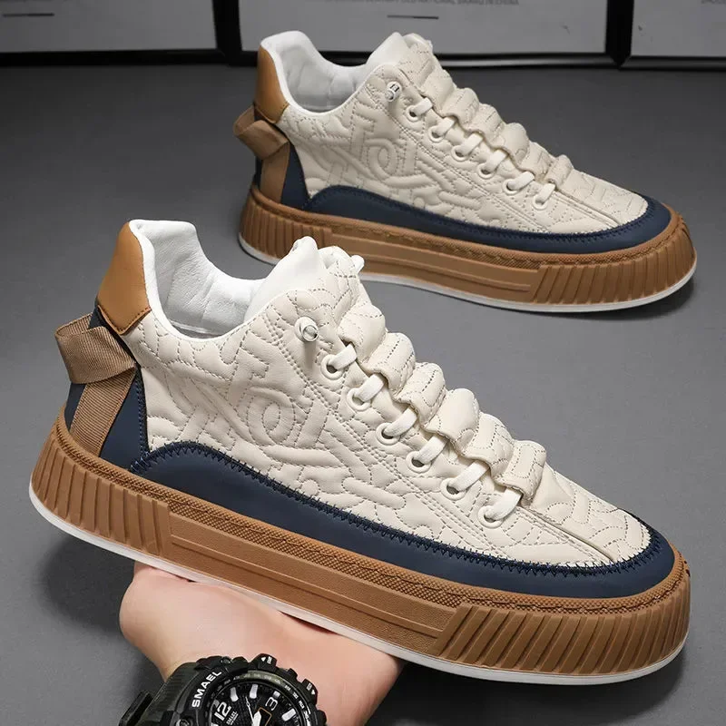 Men's Casual Thick Soled Sneakers Breathable Shoes 2023 New Autumn Men's Slip on Walking Flats Shoes Fashion Vulcanized Shoes
Men's Casual Thick Soled Sneakers Breathable Shoes 2023 New Autumn Men's Slip on Walking Flats Shoes Fashion Vulcanized Shoes