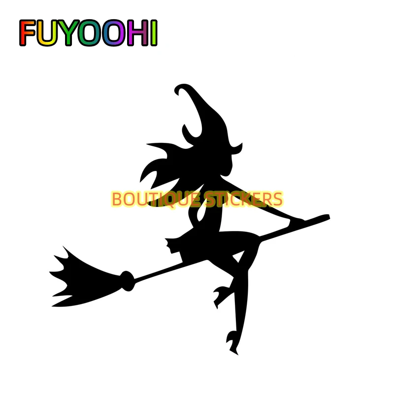 Personality Car Sticker Halloween Sexy Witch Broom Car Window Decal Accessories KK Decals Car Body PVC 14cm X 14cm
Personality Car Sticker Halloween Sexy Witch Broom Car Window Decal Accessories KK Decals Car Body PVC 14cm X 14cm