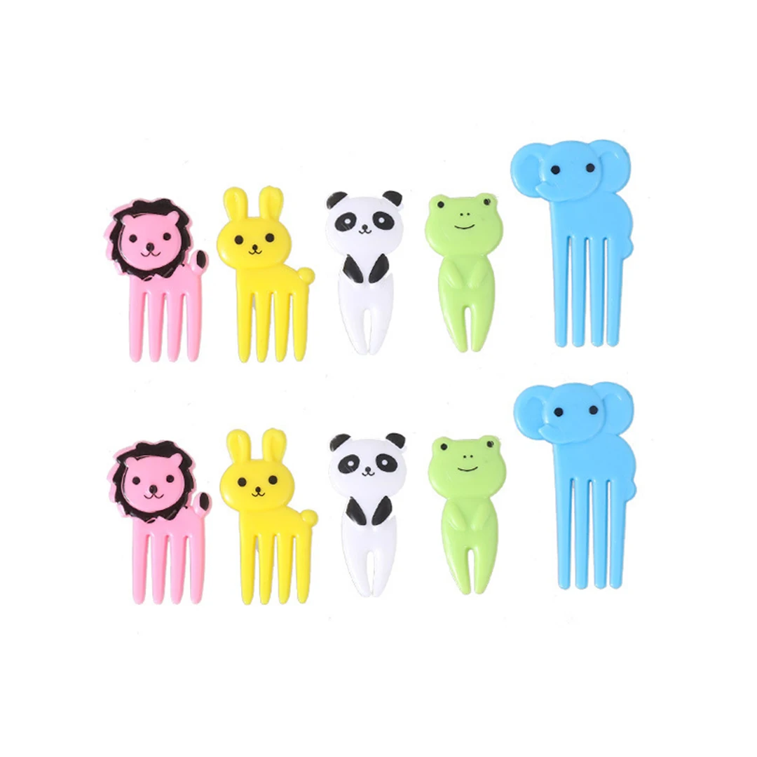 Animal-Shaped Forks Mini Children's Cartoon Fruit Fork Lunch Bento Box Fork Festival Party Decoration Cakes Dessert Snack Picks
Animal-Shaped Forks Mini Children's Cartoon Fruit Fork Lunch Bento Box Fork Festival Party Decoration Cakes Dessert Snack Picks