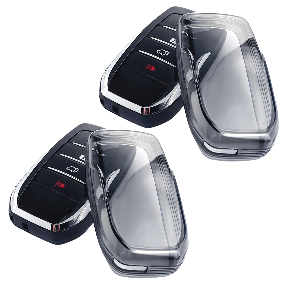 2Pcs Black Transparent Key Fob Case Cover For Toyota For Sienna For Venza TPU Key Protect Shell Case Interior Accessories
2Pcs Black Transparent Key Fob Case Cover For Toyota For Sienna For Venza TPU Key Protect Shell Case Interior Accessories