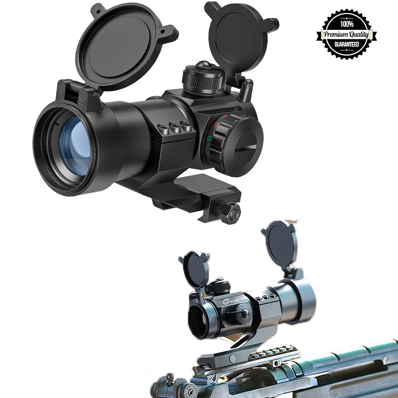 

4MOA 1X 30MM Red Green Dot Aluminum Scope Unlimited Reflex Sight keep zero well Clearer And Brighter For 20mm Cantilever Mount