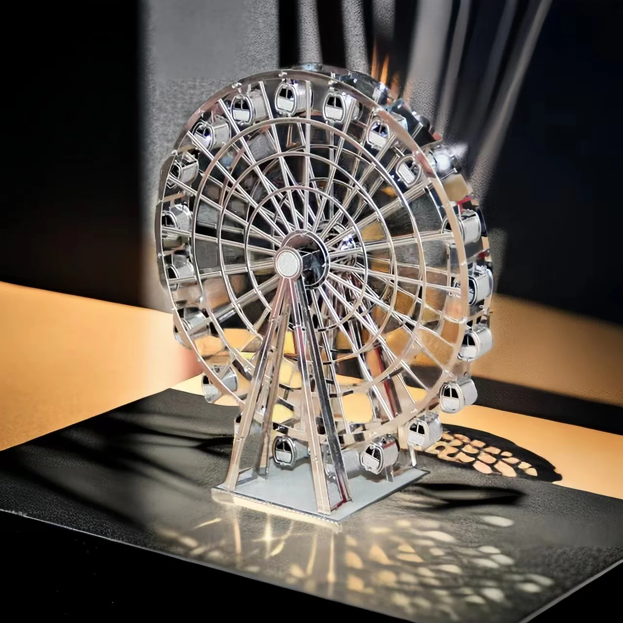 Строительная серия, серебристая цельнометаллическая Сборная модель из нержавеющей стали для самостоятельной сборки, 3D трехмерные головоломки без клея
Строительная серия, серебристая цельнометаллическая Сборная модель из нержавеющей стали для самостоятельной сборки, 3D трехмерные головоломки без клея