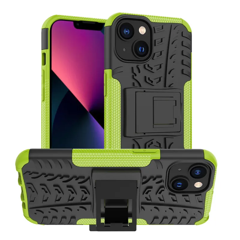 

Heavy Duty Armor Cover For Apple iphone 14 Pro Case TPU & PC Holder Silicone Bumper Hard Back Cover Case For iPhone 14 14Pro 5G
