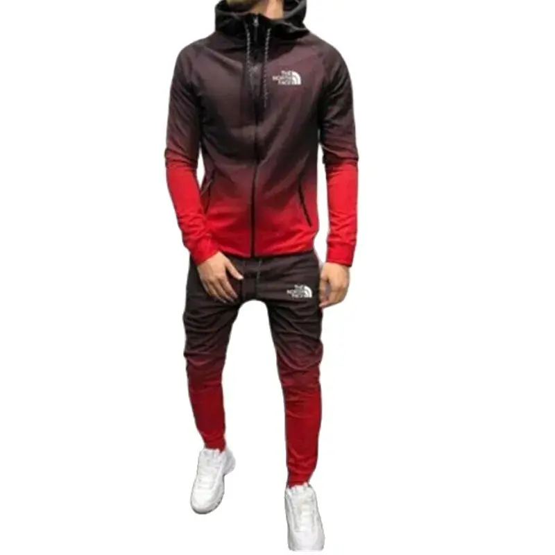 

New Gentlemen Tracksuit Set Jackets Sets Men Suit Men Fashion Tracksuit Sportsuit Men Sweatshirts Sportswear Coat+Pant